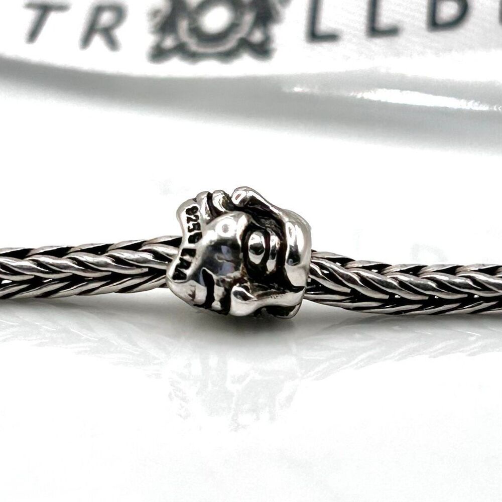 TROLLBEADS Masks Silver Bead LAA 925S NEW, Retired in 2008 Rare